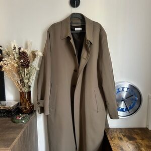 Barneys New York Men's Brown Trench Coat